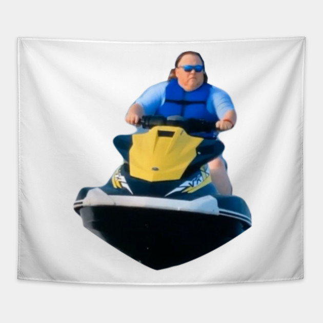 James Garretson on a Jet Ski Joe Exotic Tiger King Meme James