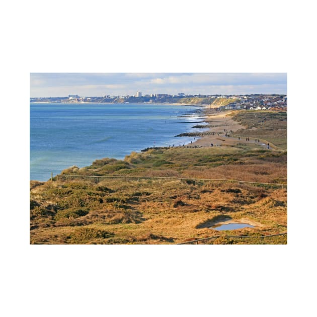 Poole Bay from Hengistbury Head by RedHillDigital