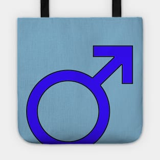 Male Gender symbol Tote