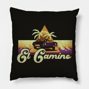 El Camino Retro Pillow