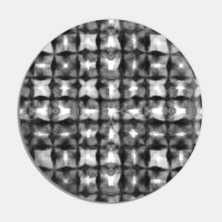 Black, gray and white squares Pin