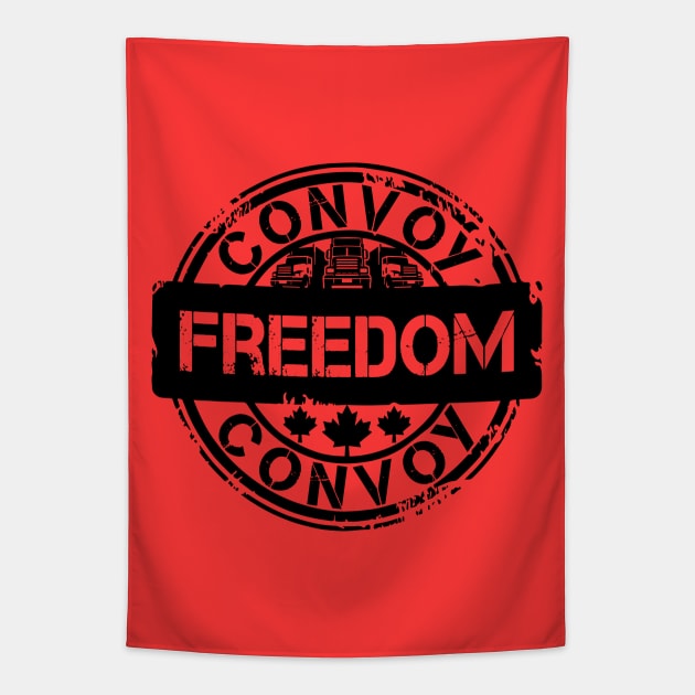 freedom convoy CANADA Tapestry by Yurko_shop