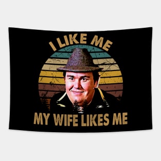 uncle buck retro I like me my wife likes me Tapestry