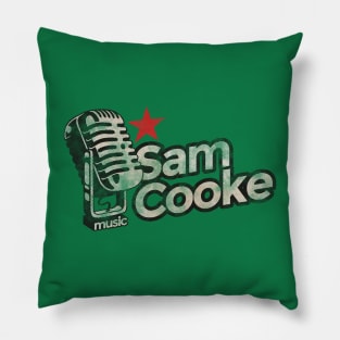 Sam Cooke Vintage Pillow