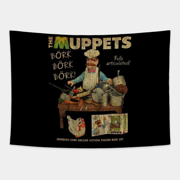 VINTAGE - Swedish Chef Action figure Tapestry by delpionedan