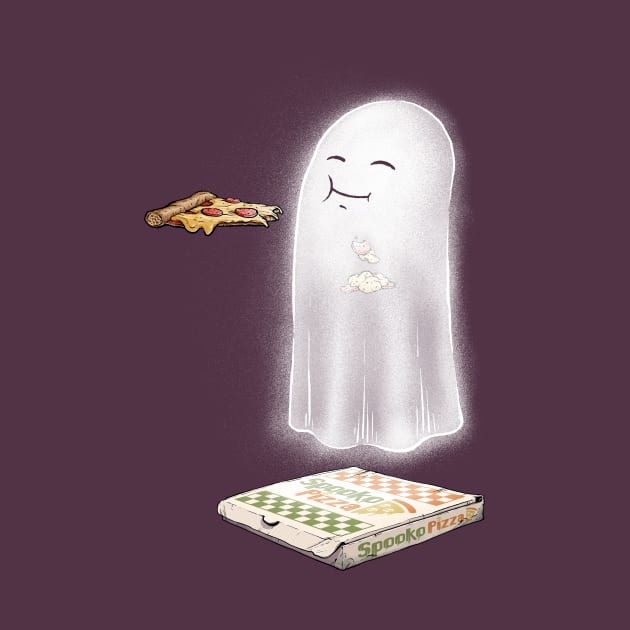 Pizza Ghost by AJIllustrates