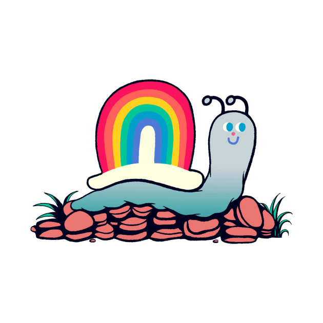 Rainbow Snail by smgdraws