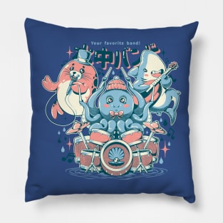 The Ocean Boys - Cute Geek Sea Animals Music Gift Pillow