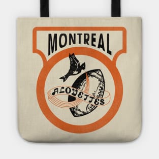 Defunct Montreal Alouettes Football Tote