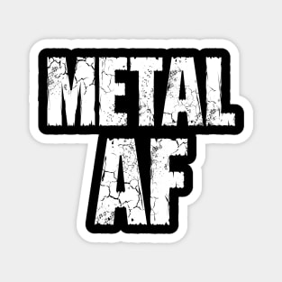 Metal AF Heavy Metal Music Magnet