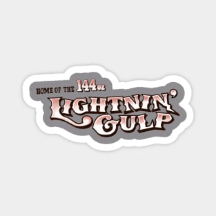 Lightning Gulp Logo Magnet