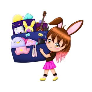 Busy Chibi Bunnibi T-Shirt