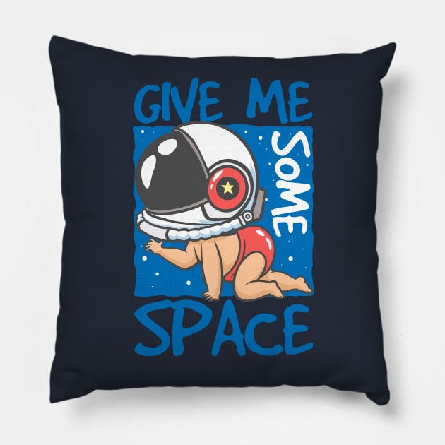 Baby Astronaut Pillow by RCM Graphix