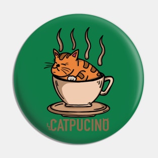 Catpucino Pin