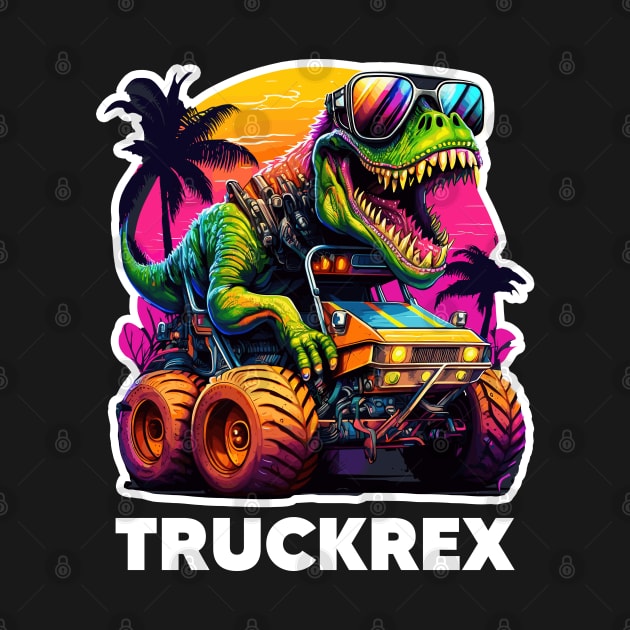 T-Rex Truck, Monster Truck - 2 by Megadorim