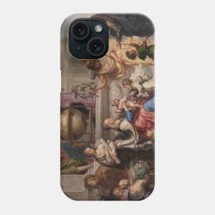 Allegorical Adoration of the Birth of a Prince by Johannes Ykens Phone Case