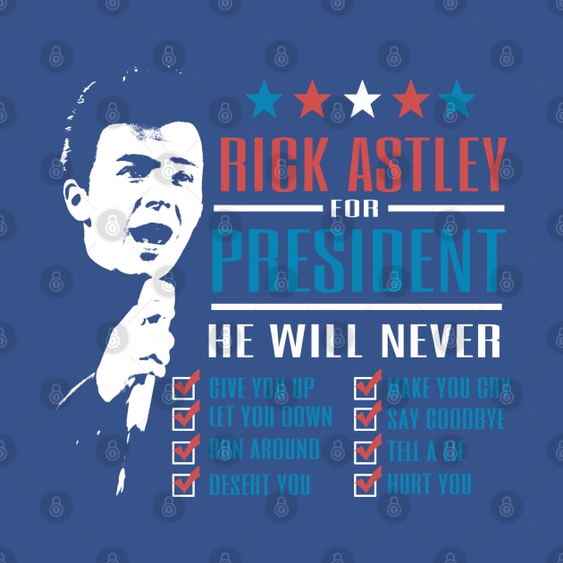 Rick Astley for President by hauntedjack