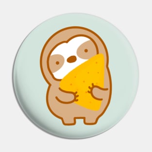 Tortilla Chip Sloth Pin