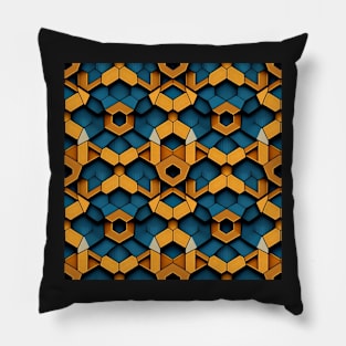 Geometric Repeating Pattern Pillow