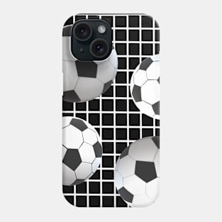 Soccer Balls On Goal Post Net Phone Case