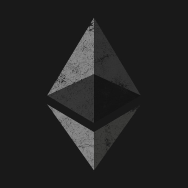 Ethereum ETH Distressed Grunge Worn Logo - Ethereum Logo - Hoodie | TeePublic