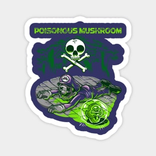 Poisonous Mushroom Magnet