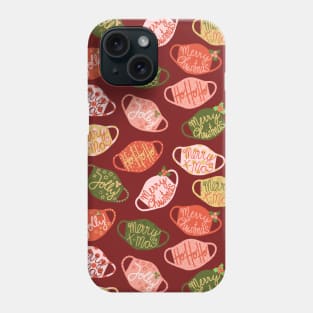 Christmas Face Masks Scale Phone Case