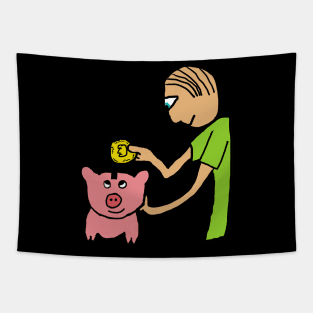 Piggy Bank Tapestry