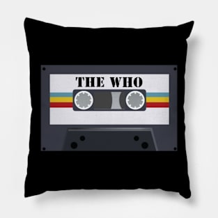 The Who / Cassette Tape Style Pillow