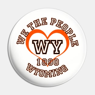 Show your Wyoming pride: Wyoming gifts and merchandise Pin