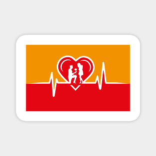 Propose Love Heartbeat Design Magnet