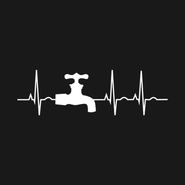 Plumber Faucet Hebeat Ekg Pulse Plumbing by HypeRamen