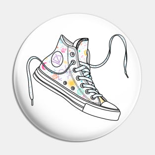 Sagittarius high tops - Pastel colours Pin