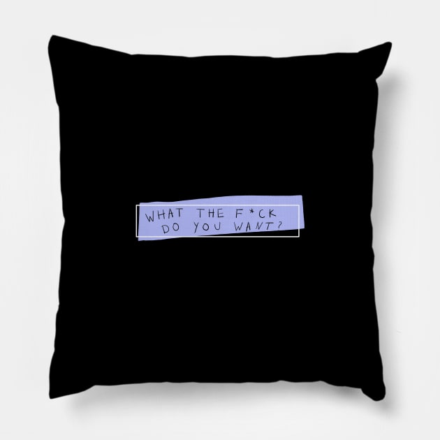Actual Question Pillow by holymisa
