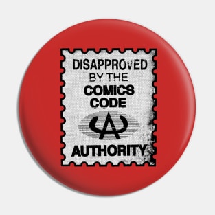 Comics Code Authority Pin