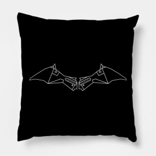 The Bat Man Logo Pillow