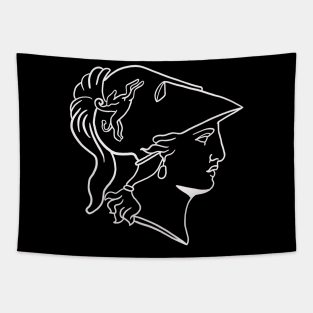 Athena - Greek Goddess of Strategy and Wisdom Tapestry