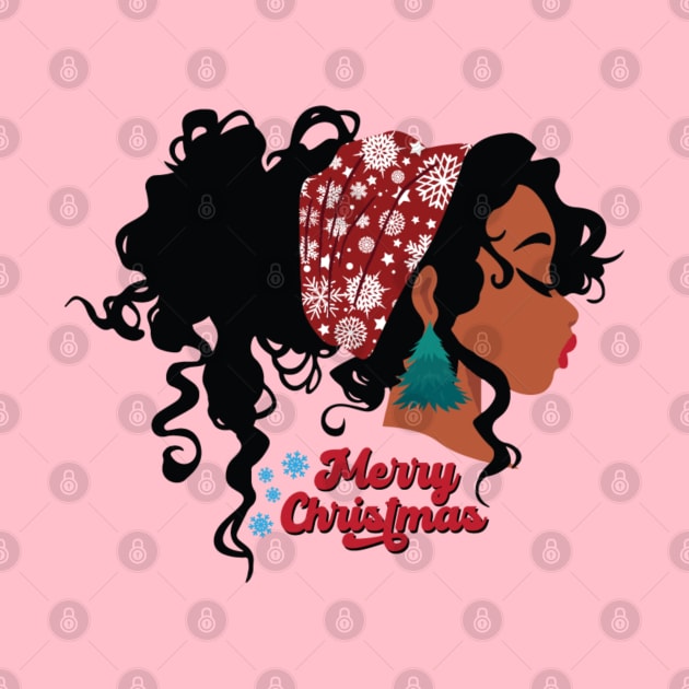 Merry Christmas, Black Girl Magic by UrbanLifeApparel