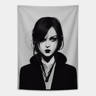 Goth Girl Tapestry