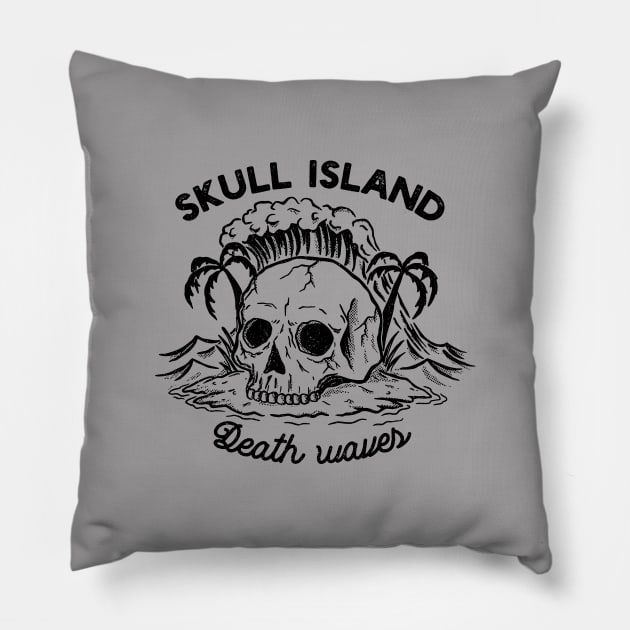 Skull Island Pillow by SommersethArt