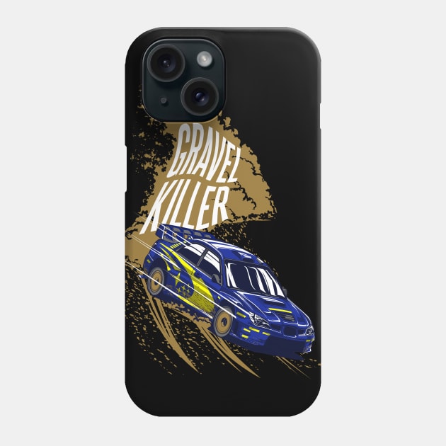 Subaru WRX WRC - Gravel Killer Phone Case by rizadeli