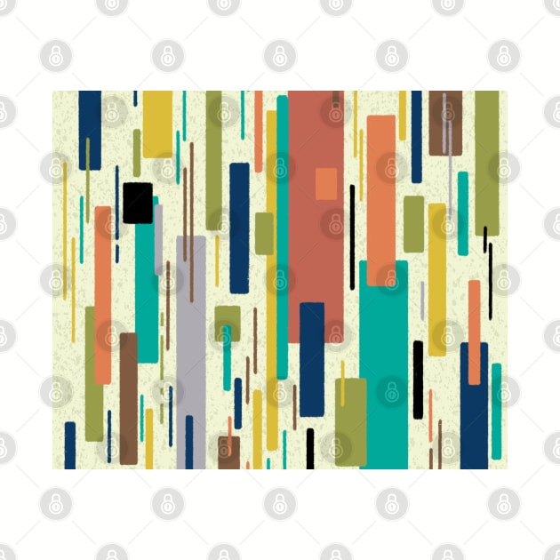 Color Blocks Mid Century Modern Minimalist design by goodwordsco