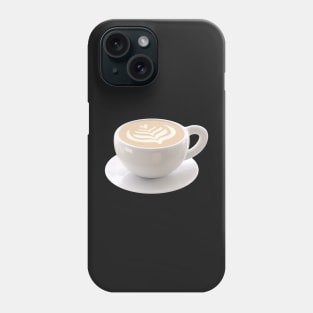 Cup of Cappuccino with Latte Art Phone Case