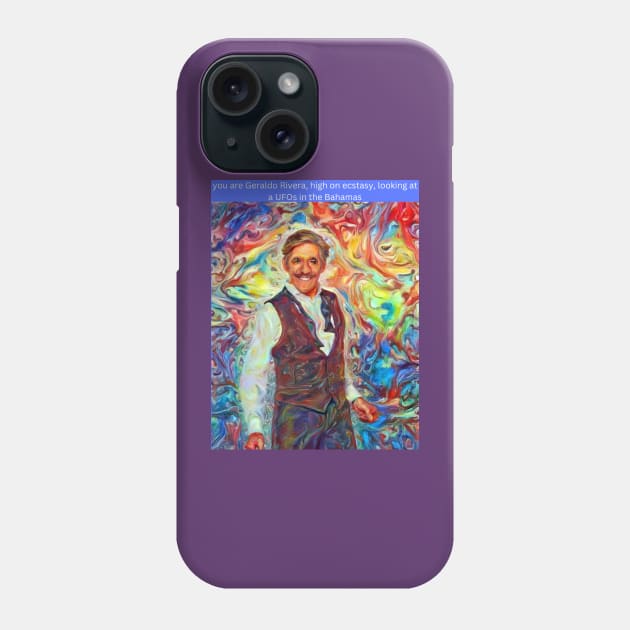 Geraldo Trippin' Phone Case by Tea's Weird Week