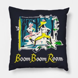 Boom Boom Room -  70s Retro Aesthetic Pillow