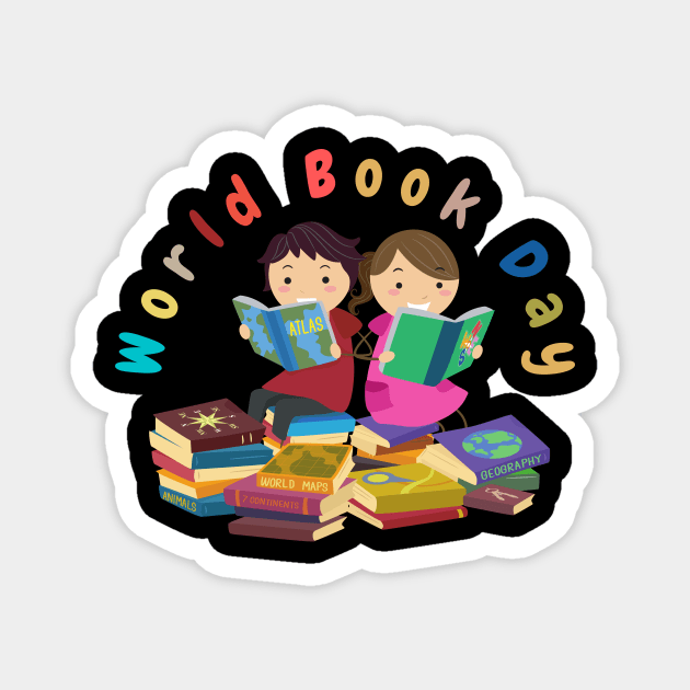 World book day Magnet by Bukitwgp