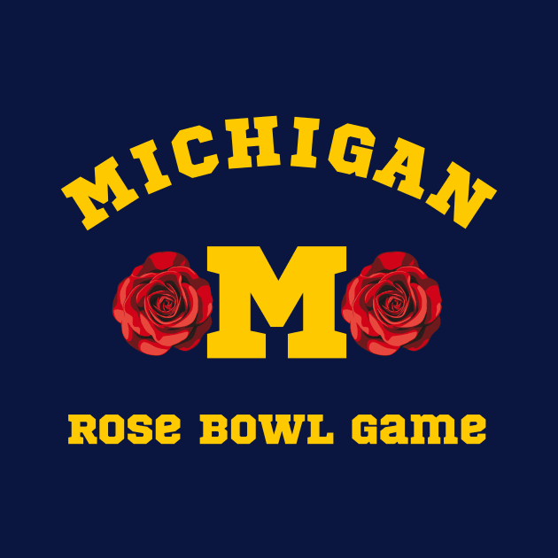 Michigan Rose Bowl Game by Rabeldesama