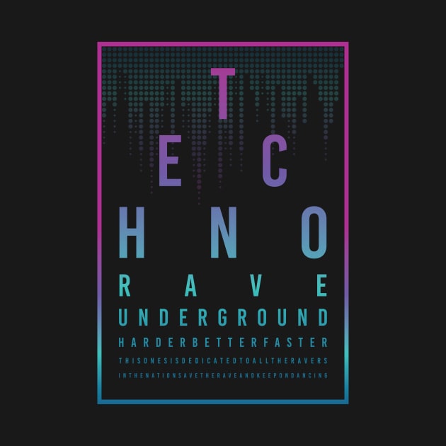 Techno Rave Faster Hardstyle by avshirtnation