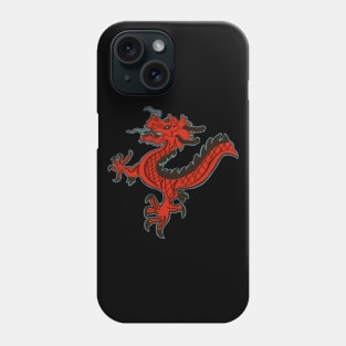 Red Chinese Long Dragon Phone Case