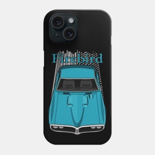 Pontiac Firebird Ram Air 1968 - Meridian Turquoise Phone Case